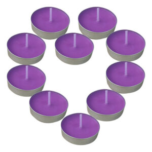 Kit com 8 unidades de Velas Aromáticas (lavanda)
