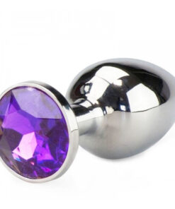 PLUG ANAL COM JOIA redonda tamanho – G (5847) roxo