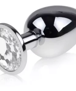 PLUG ANAL COM JOIA redonda tamanho – G (5847) transparente