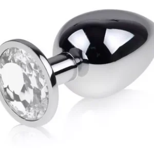PLUG ANAL COM JOIA redonda tamanho – G (5847) transparente