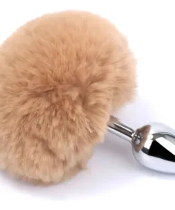 plug anal pompom marrom tamanho P (RY001MPJ18)