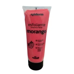 Esfoliante Corporal e Facial aroma de morango 180g - Apinil