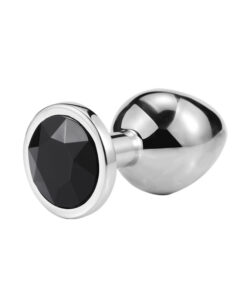 PLUG ANAL COM JOIA redonda tamanho – M (5846) preto