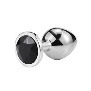 PLUG ANAL COM JOIA redonda tamanho – M (5846) preto