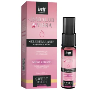 BABALUB VIBRA EXCITANTE QUE ESQUENTA E VIBRA 15G LINHA SWEET SECRETS INTT