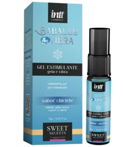 BABALUB VIBRA EXCITANTE QUE ESFRIA E VIBRA 15G LINHA SWEET SECRETS INTT