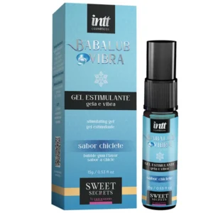 BABALUB VIBRA EXCITANTE QUE ESFRIA E VIBRA 15G LINHA SWEET SECRETS INTT