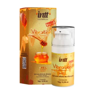 VIBRATION GEL EXCITANTE QUE VIBRA POWER SABOR MEL 17ML INTT