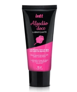 LUBRIFICANTE A BASE DE ÁGUA SABOR ALGODÃO DOCE 50ML INTT