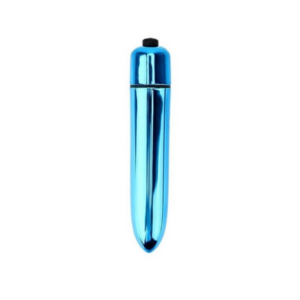 bullet -cápsula metalizada vibratória com 10 intensidades (1041) azul