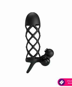 Pretty Love Penis Sleeve 1 – Capa peniana com estimulador 13,5X3,6 - 10 INTENSIDADES (MPL1682) (CP13)