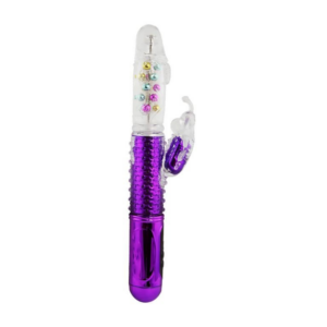 VIBRADOR VAI E VEM BORBOLETA COM 6 NÍVEIS DE ROTAÇÃO E 6 NÍVEIS VIBRAÇÃO