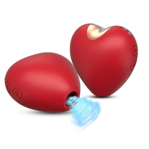 coração -Vibrador de clitóris com pulsação- 10 intensidade (2122)