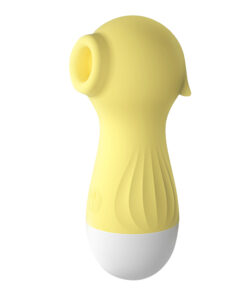passarinho -vibrador de clitóris com pulsação USB- 10 intensidades (1061) amarelo