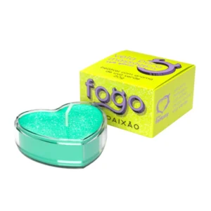 VELA FOGO DA PAIXÃO COM GLITTER 20G (uva verde) SEXY FANTASY (c1)