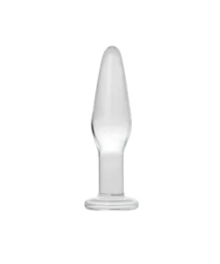 Plug Anal de Vidro Pontudo tamanho P (A62A) transparente