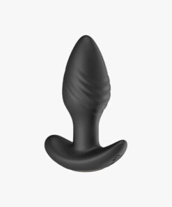 Plug Anal Com Vibração por Aplicativo de celular - 09 intensidades (LB12) preto