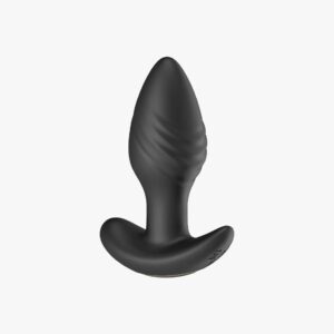 Plug Anal Com Vibração por Aplicativo de celular - 09 intensidades (LB12) preto