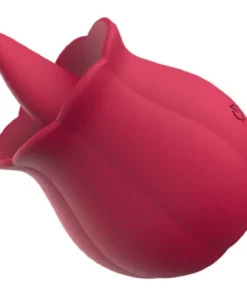 Vibrador de clitóris com lingua em forma de flor (1522)