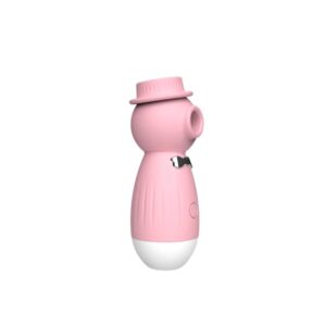 Estimulador clitoriano por ondas de pressão em formato de pinguim (2015) rosa