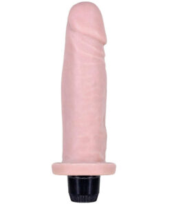 PÊNIS REALÍSTICO CYBER SKIN 17X4,2CM COM VIBRO (CV10) (PV17) ROSADA - ÊXTASE
