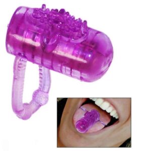 Capa de Língua com Vibrador - roxo