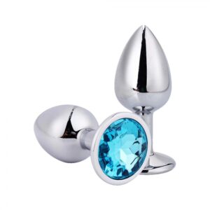 PLUG ANAL COM JOIA redonda tamanho – p (5845) Azul Céu