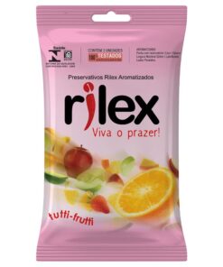 Preservativo Aromático Tutti-Fruit C/ 3 Un - Rilex