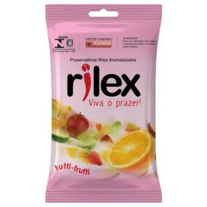 Preservativo Aromático Tutti-Fruit C/ 3 Un - Rilex