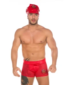 FANTASIA SENSUAL MASCULINA CUECA BOMBEIRO PIMENTA SEXY (1102)