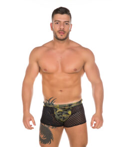 FANTASIA SENSUAL MASCULINA CUECA MILITAR PIMENTA SEXY (1114)