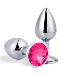 PLUG ANAL COM JOIA redonda tamanho – p (5845) pink
