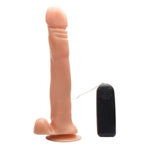 PROTESE COM VIBRO 26,5 X 3,8CM PRAZER E CIA (R11ACVBG) (PV24)