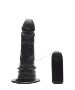 Sandro -PÊNIS COM VIBRAÇÃO E VENTOSA 15,0 X 3,5CM (G6GCVBL) PRETO