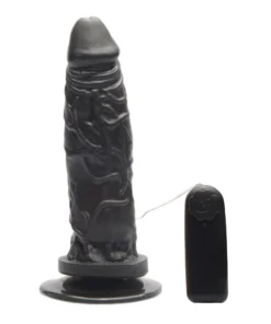 Manuel -PÊNIS COM VIBRAÇÃO E VENTOSA 15,5X 4,0CM (G6FCVBL) PRETO