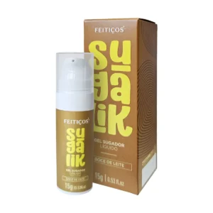 Sugalik - Sugador Líquido - Sabor Doce de Leite - 15g - Feitiços Aromáticos