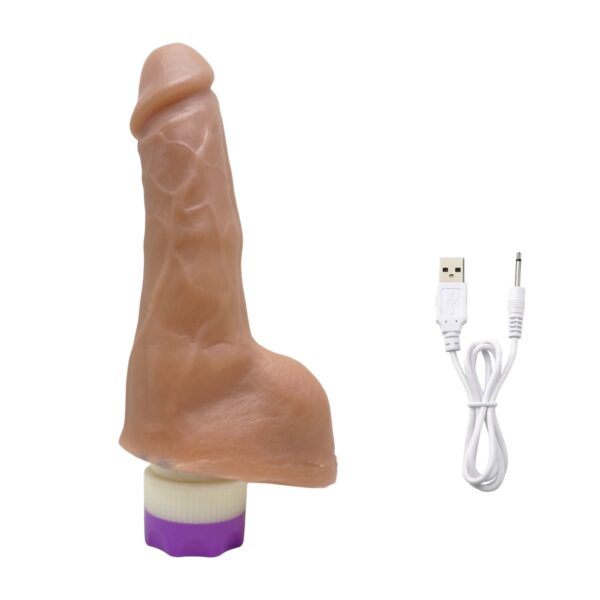 Protese Realistica 16x4cm com Vibro Recarregável