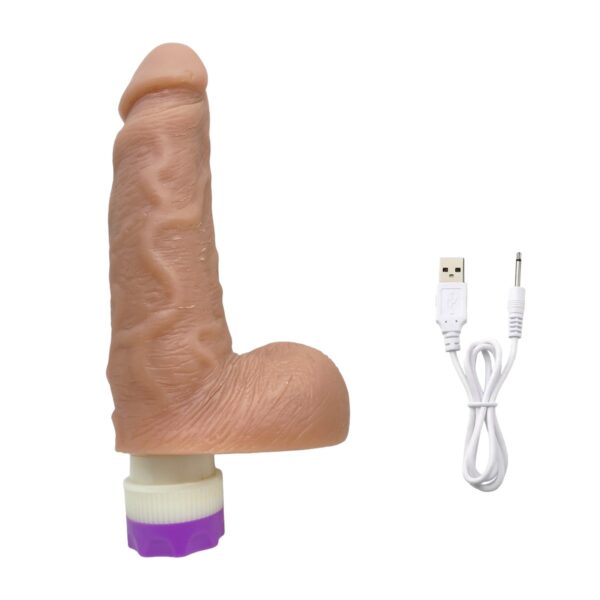 Protese Realistica 18x4,5cm com Vibro Recarregável