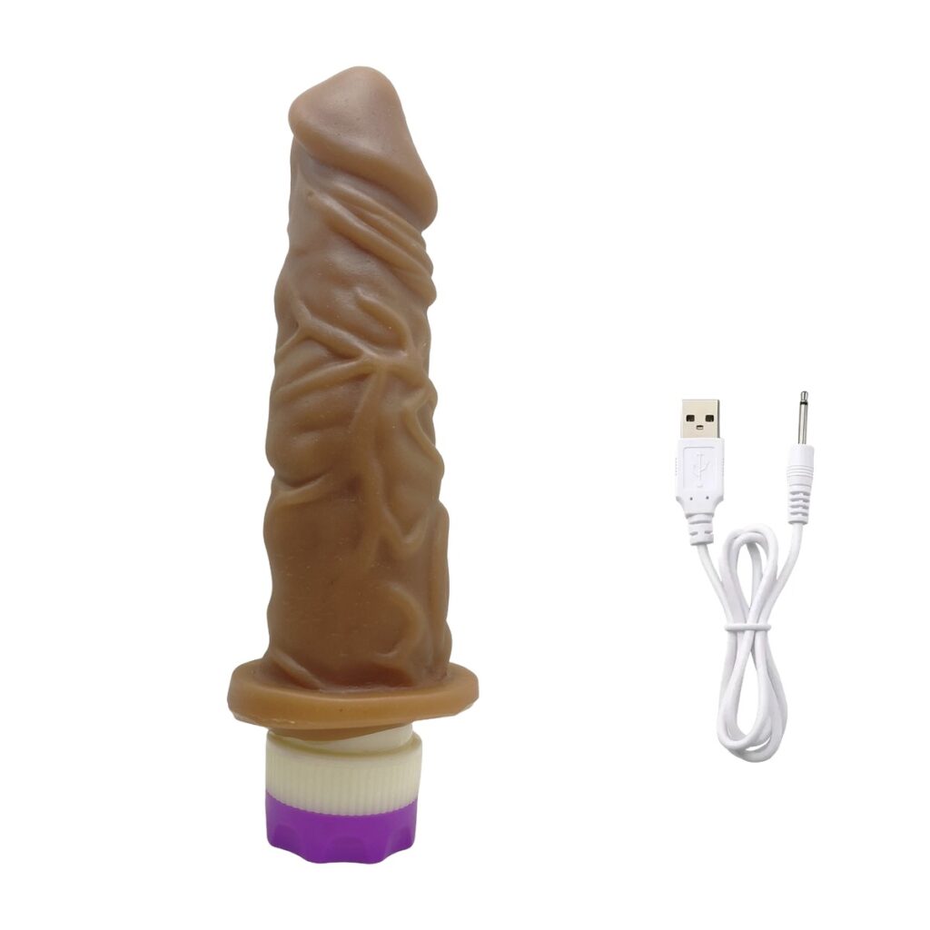 Protese Realistica 16x4cm com Vibro Recarregável