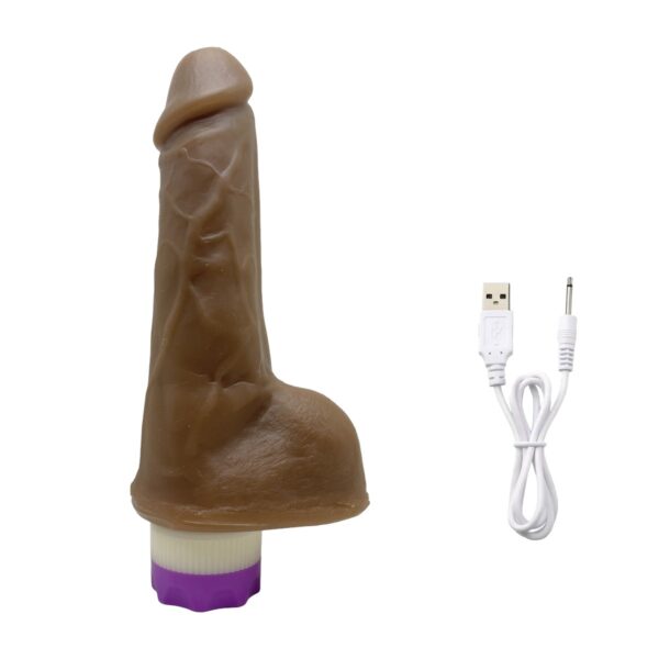 Protese Realistica 16x4cm com Vibro Recarregável