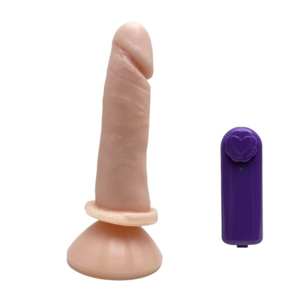 Protese Realistica 14x3,5cm com Ventosa e Vibro