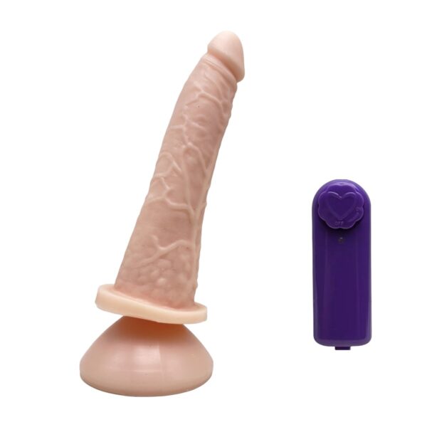 Protese Realistica 17x3,5cm com Ventosa e Vibro